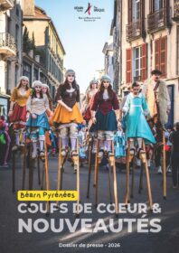 couverture du dossier de presse nouveautés béarn pyrénées 2026